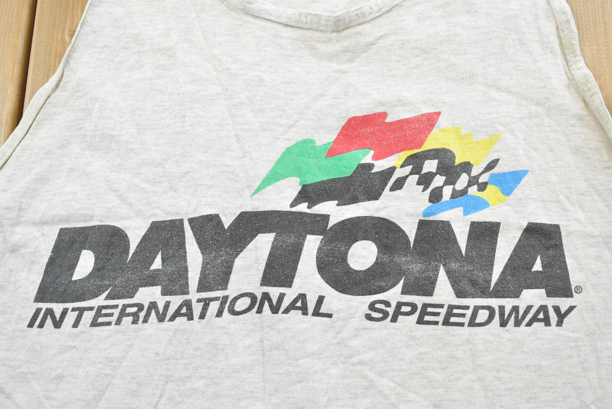 Vintage 1990s Daytona International Speedway Nascar Racing Tank Top Men's XL from propervintagecanada