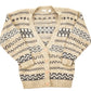 Vintage 1990s DD Sloan Abstract Knit Cardigan Sweater Women's S from propervintagecanada