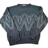 Vintage 1990s De Sonos Knit Abstract Pattern Crewneck Sweater Men&