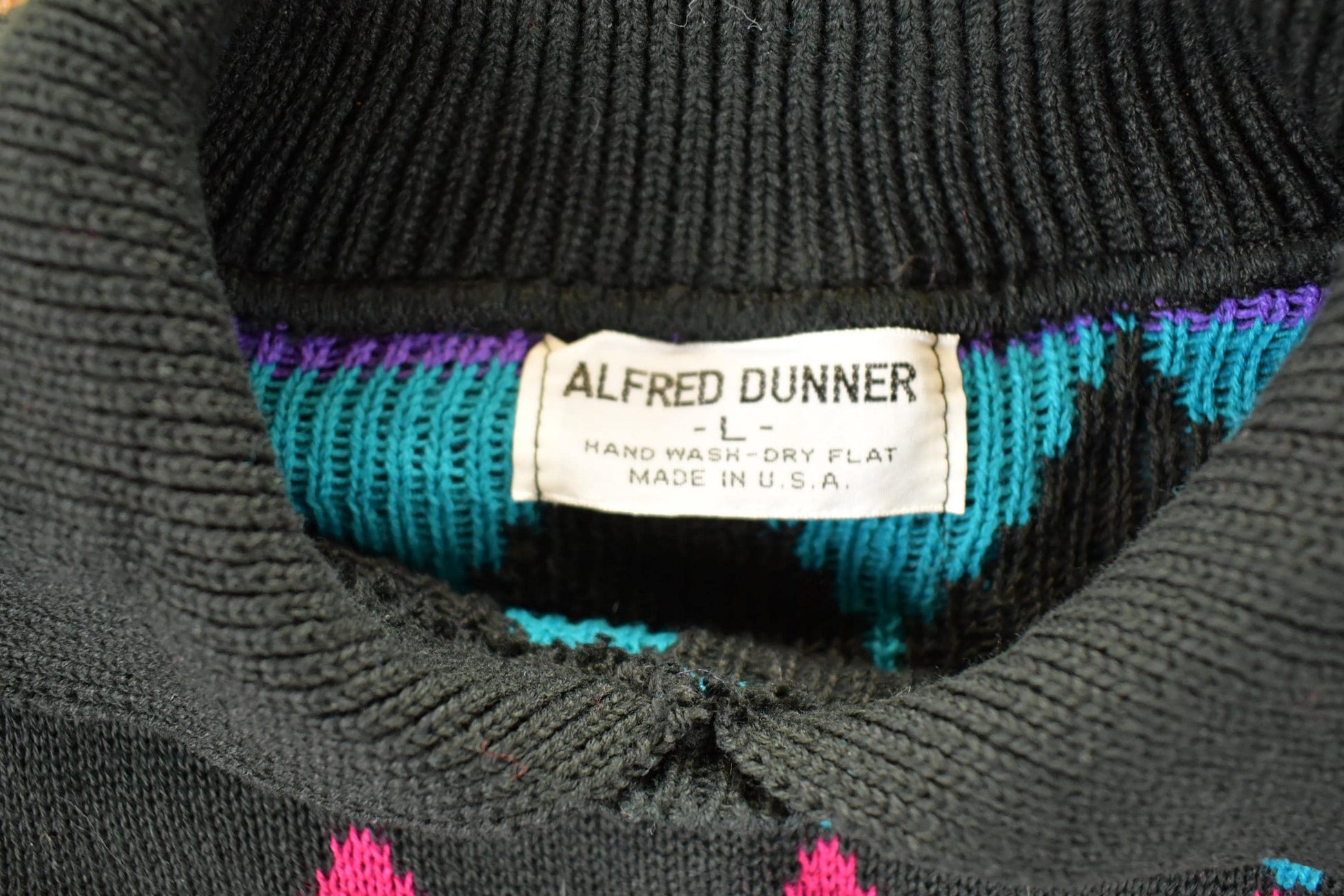 Vintage 1990s Deadstock Alfred Dunner Knit Crewneck Sweater Women's L from propervintagecanada