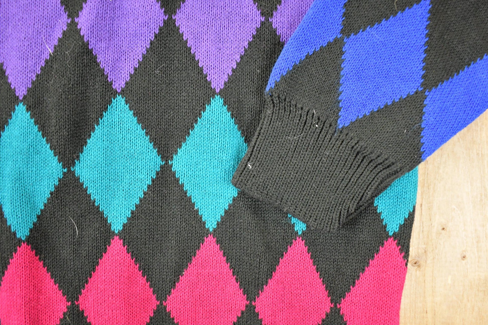 Vintage 1990s Deadstock Alfred Dunner Knit Crewneck Sweater Women's L from propervintagecanada