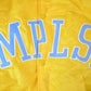 Vintage 1990s Deadstock NBA Hardwood Classics MPLS Minneapolis Lakers Satin Button Up Windbreaker Basketball Jacket Men's 3XL from propervintagecanada