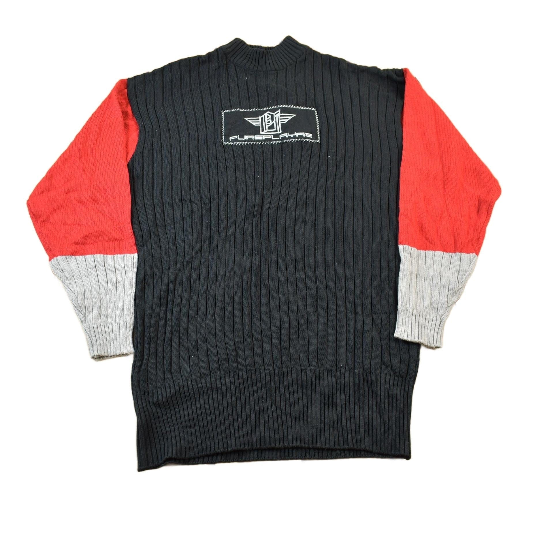 Vintage 1990s Deadstock Pure Playaz Knit Sweater Men's 2XL from propervintagecanada