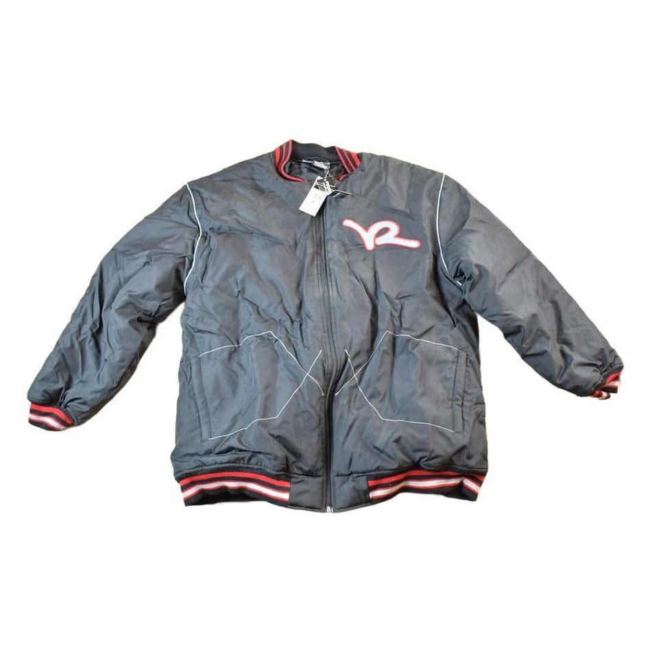 Vintage 1990s Deadstock Rocawear Embroidered Snap Button Hip Hop Satin Jacket from propervintagecanada