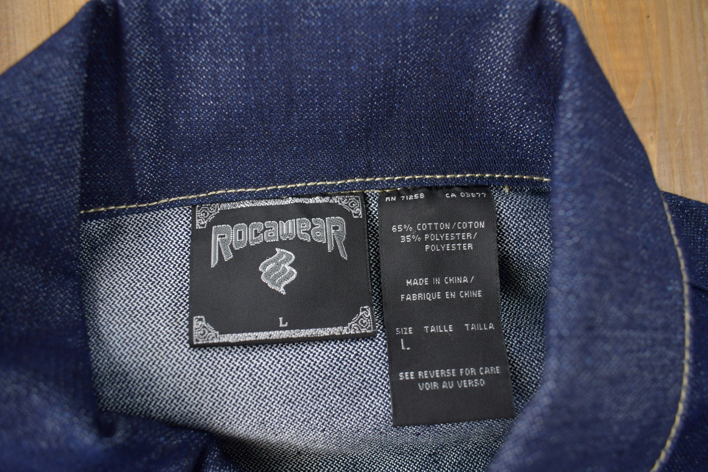 Vintage 1990s Deadstock Rocawear Jean Jacket from propervintagecanada