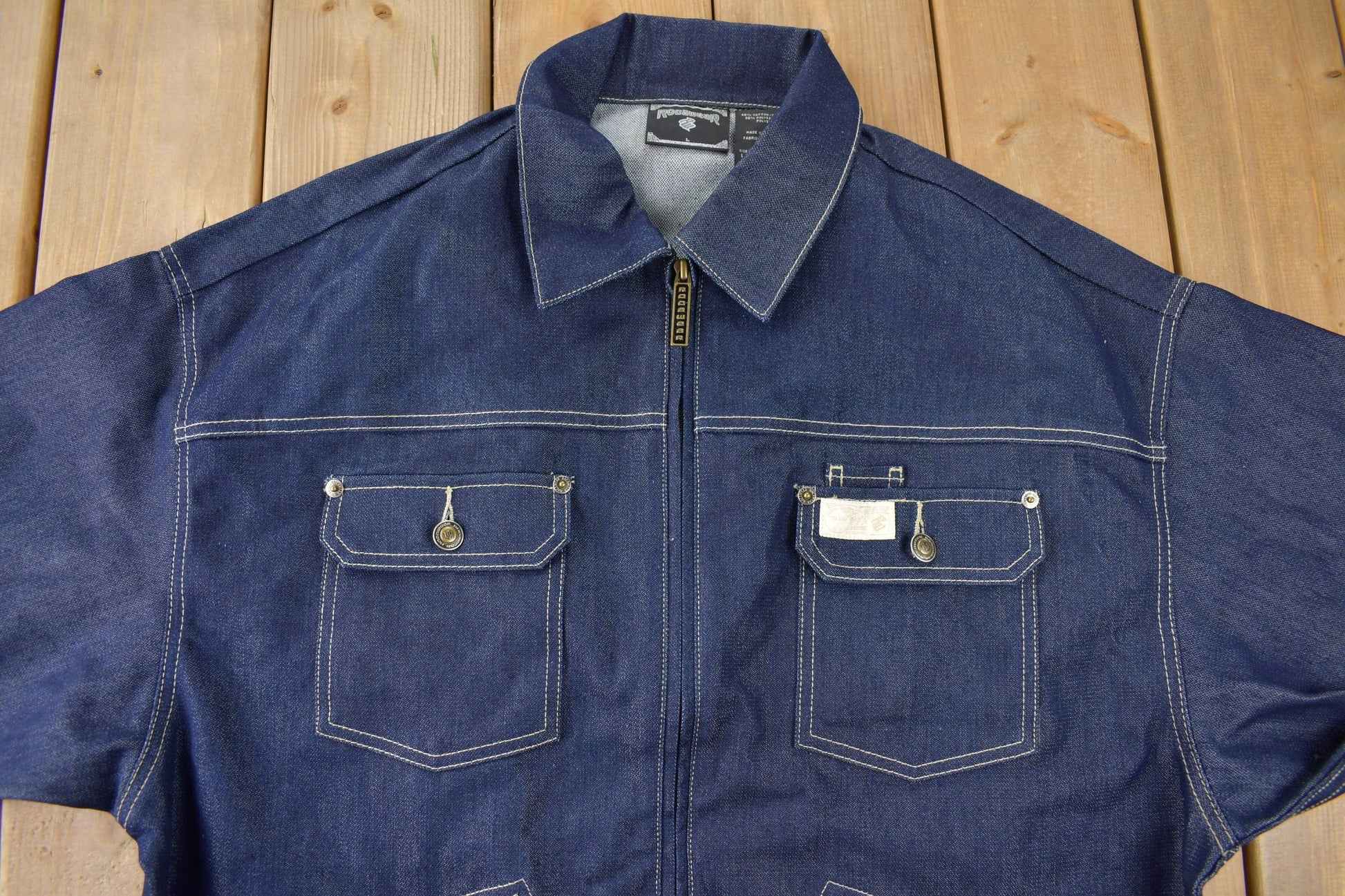 Vintage 1990s Deadstock Rocawear Jean Jacket from propervintagecanada