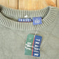 Vintage 1990s Deadstock Trader Bay Knit Abstract Pattern Crewneck Sweater Men's XL from propervintagecanada
