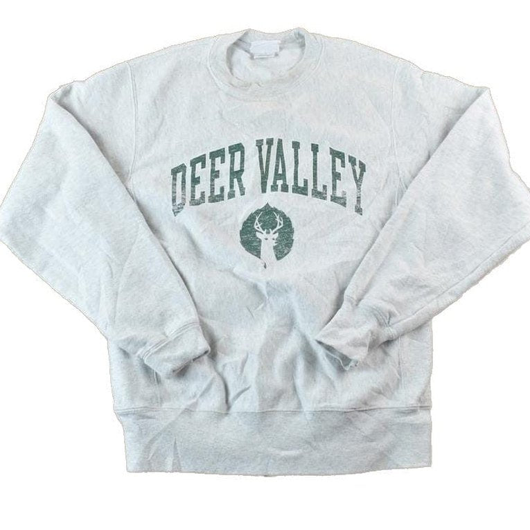 Vintage 1990s Deer Valley Champion Reverse Weave Crewneck Sweatshirt Men's Small from propervintagecanada