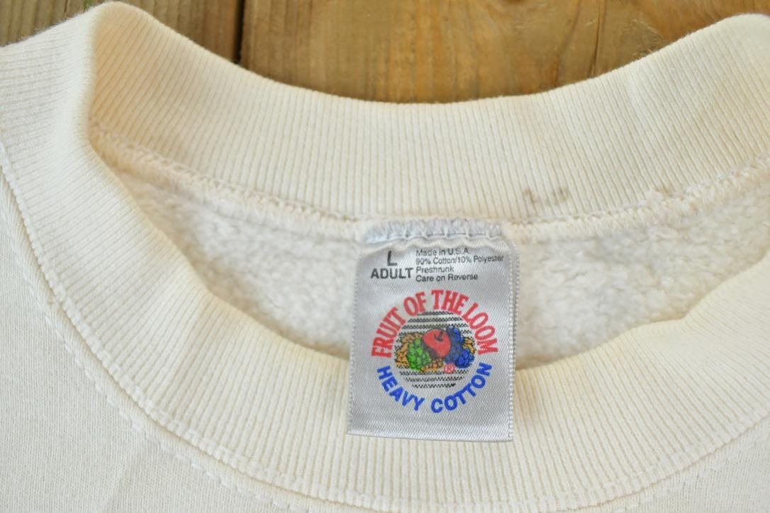 Vintage 1990s Deers The Great Outdoors Crewneck Sweatshirt Men's XL from propervintagecanada