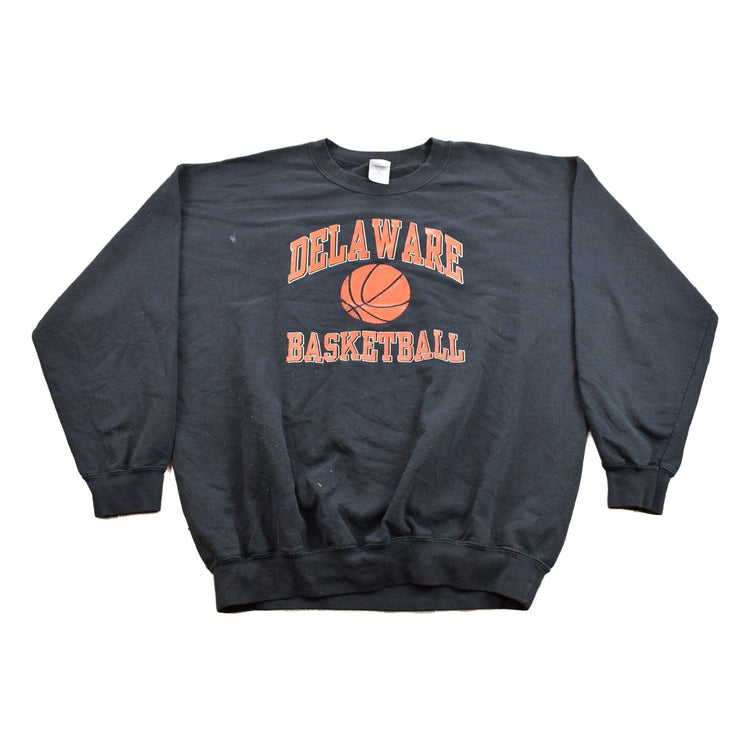 Vintage 1990s Delaware Basketball Team Collegiate Crewneck Men's XL from propervintagecanada