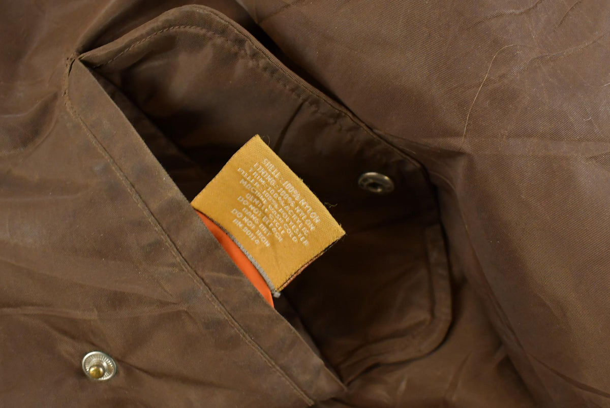 Vintage 1990s Delf USA Parka Flyer Military Bomber Flight Jacket Men's Large from propervintagecanada