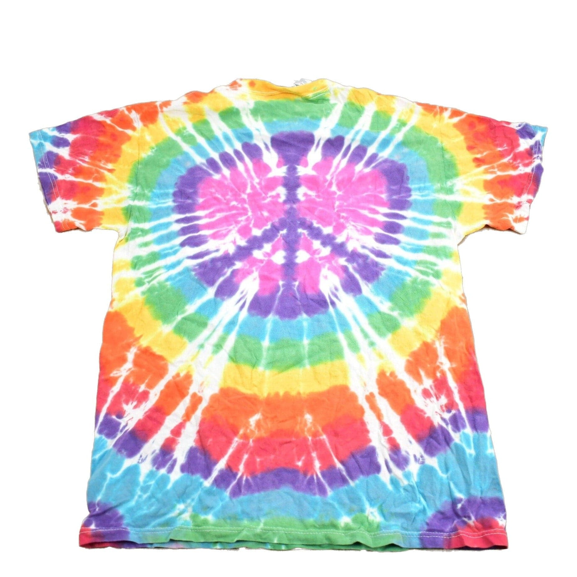 Vintage 1990s Delta Tie Dye Peace T-Shirt Men's XL from propervintagecanada