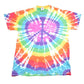 Vintage 1990s Delta Tie Dye Peace T-Shirt Men's XL from propervintagecanada
