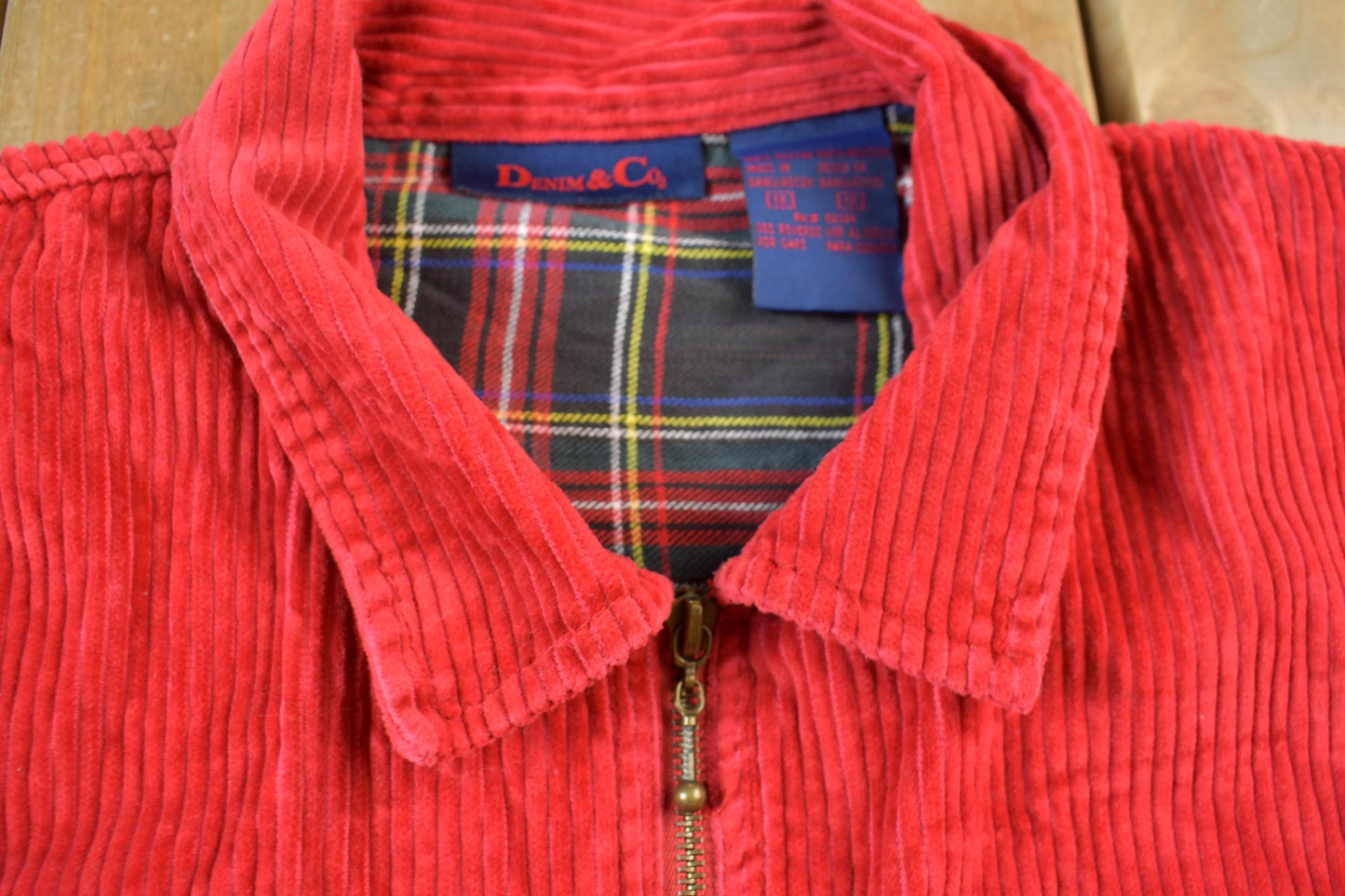 Vintage 1990s Denim & Co Full Zip Shirt  XLWomen's from propervintagecanada