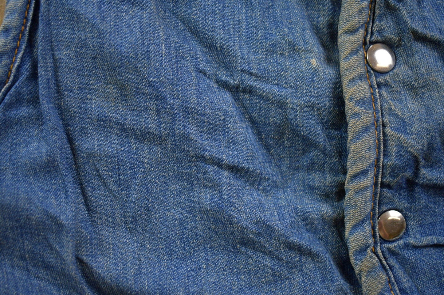 Vintage 1990s Denim Jean Sherpa Lined Vest Men's Small from propervintagecanada