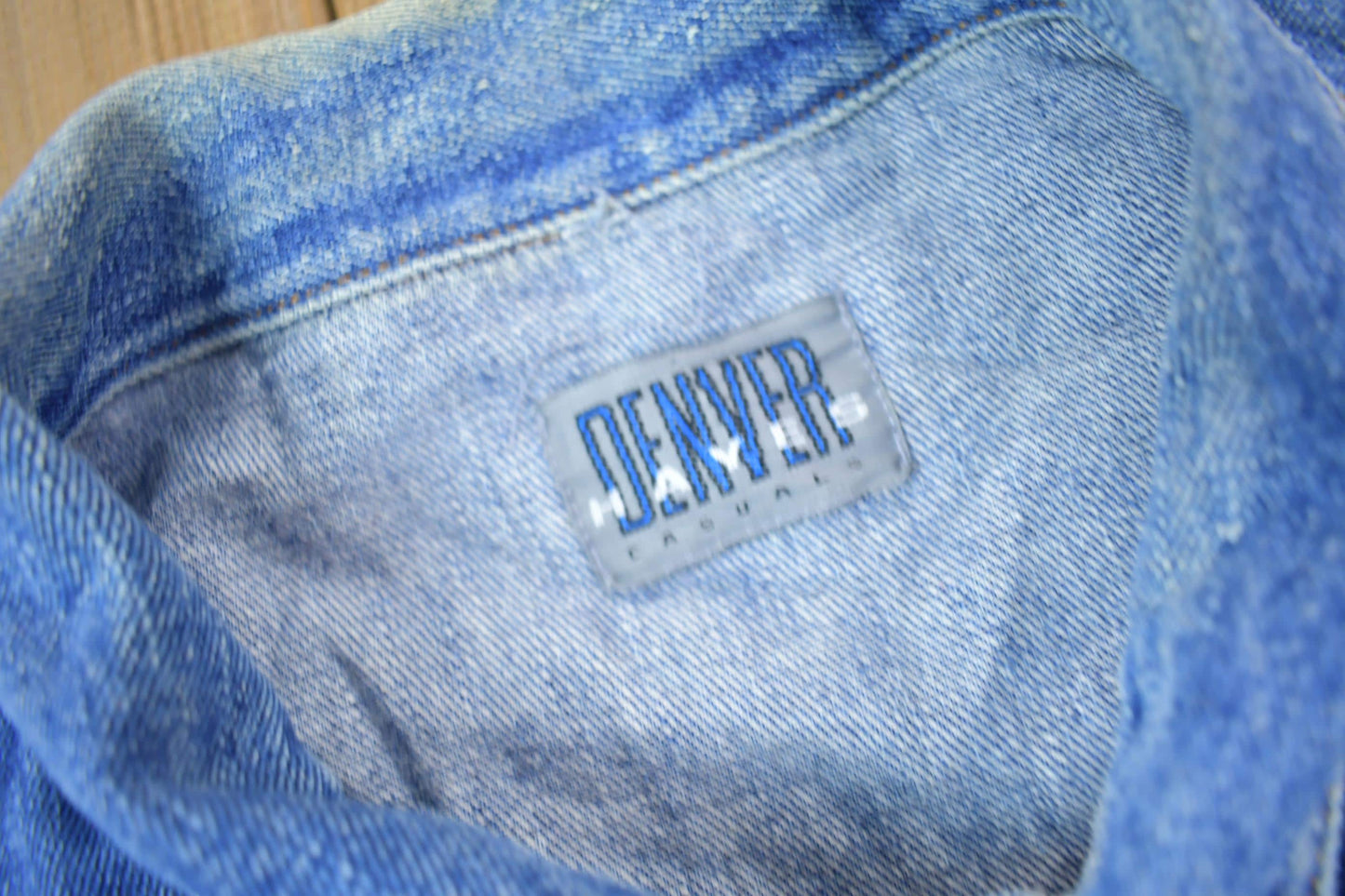 Vintage 1990s Denver Hayes Button Down Jean Jacket Size Large Men's Large from propervintagecanada