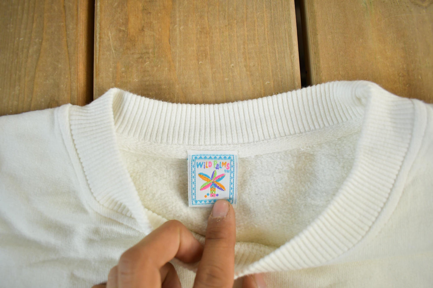 Vintage 1990s Desert Cactus Embroidered Crewneck Sweatshirt Men's L-XL from propervintagecanada