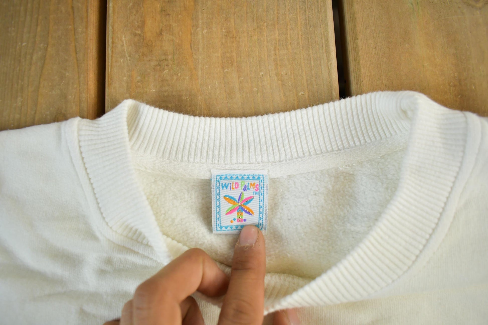 Vintage 1990s Desert Cactus Embroidered Crewneck Sweatshirt Men's L-XL from propervintagecanada