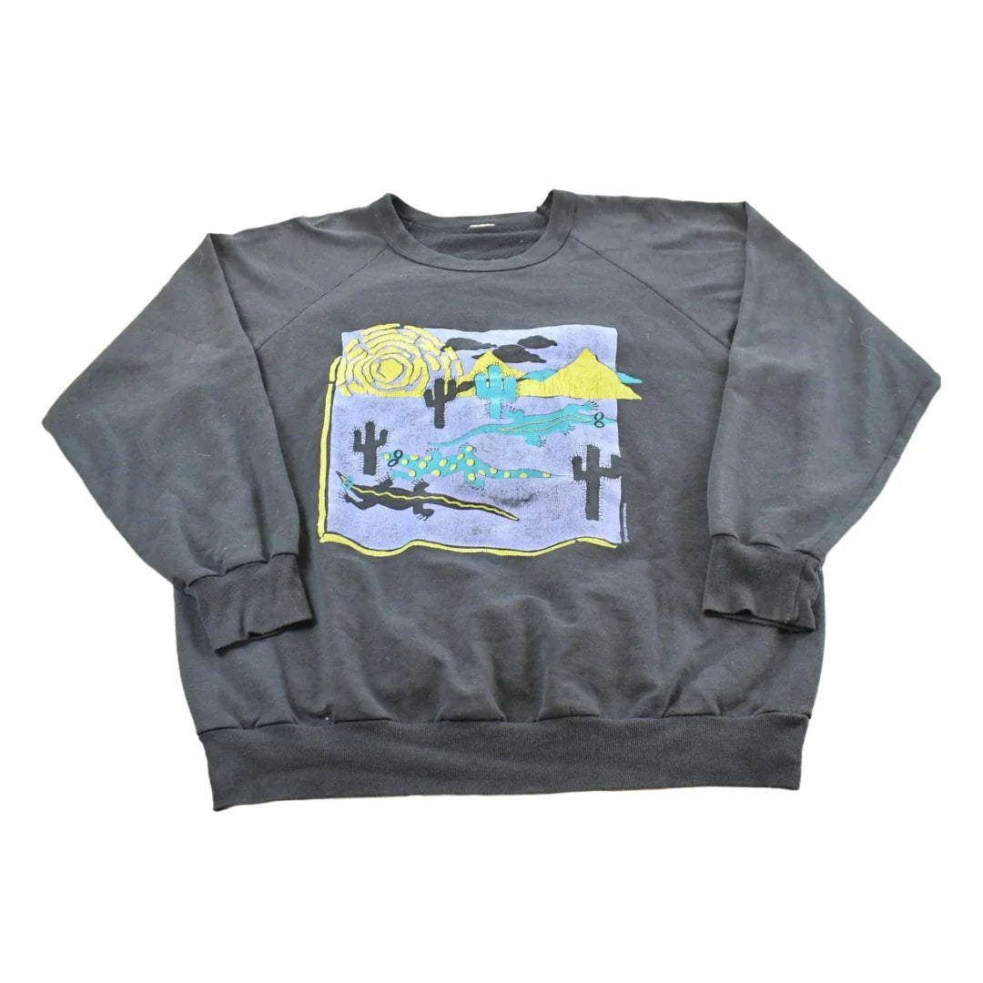 Vintage 1990s Desert Crewneck Sweater Mens L from propervintagecanada
