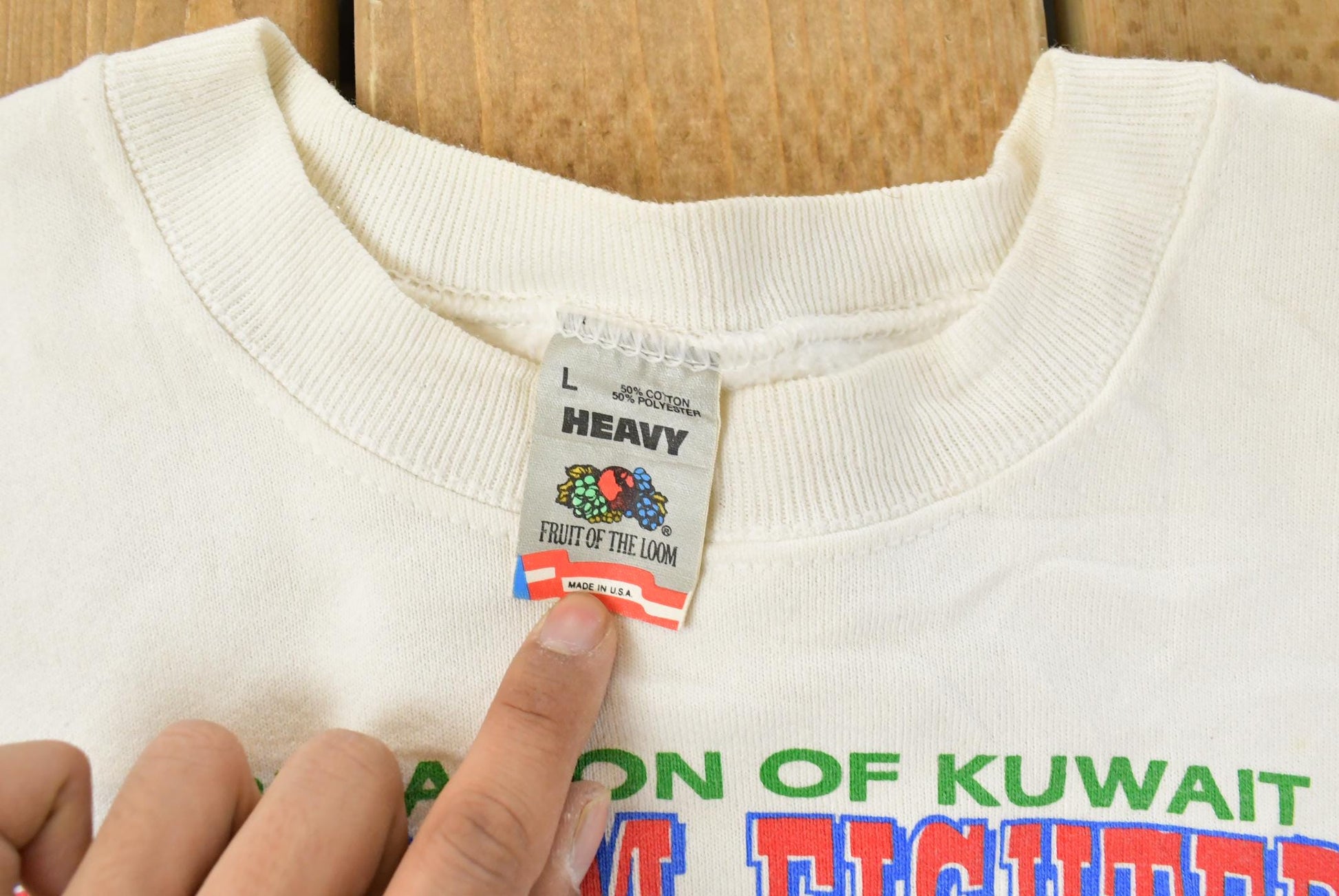 Vintage 1990s Desert Storm Crewneck Sweatshirt Men's M / 90s Crewneck / Souvenir Sweater / Streetwear / Vintage Military / 90s Desert Storm from propervintagecanada