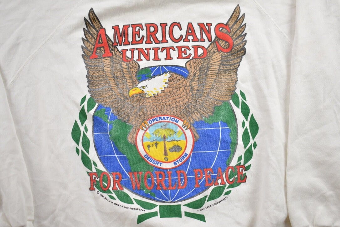 Vintage 1990s Desert Storm Crewneck Sweatshirt Men's MMen's Medium from propervintagecanada