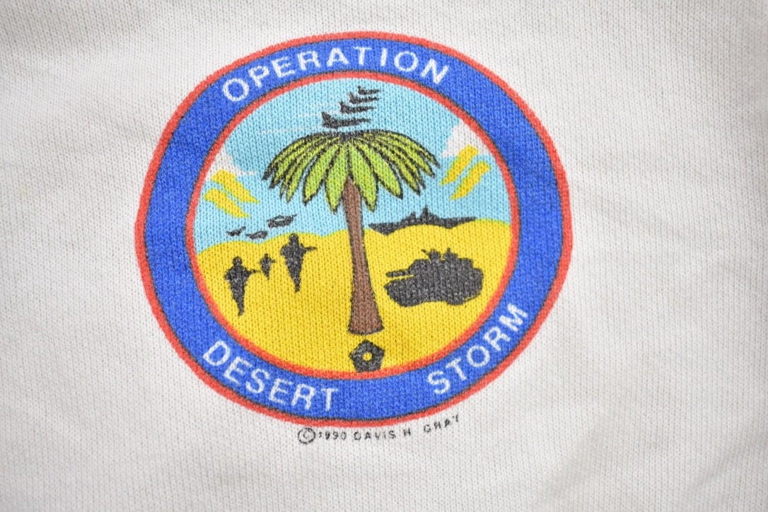 Vintage 1990s Desert Storm Crewneck Sweatshirt Men's MMen's Medium from propervintagecanada