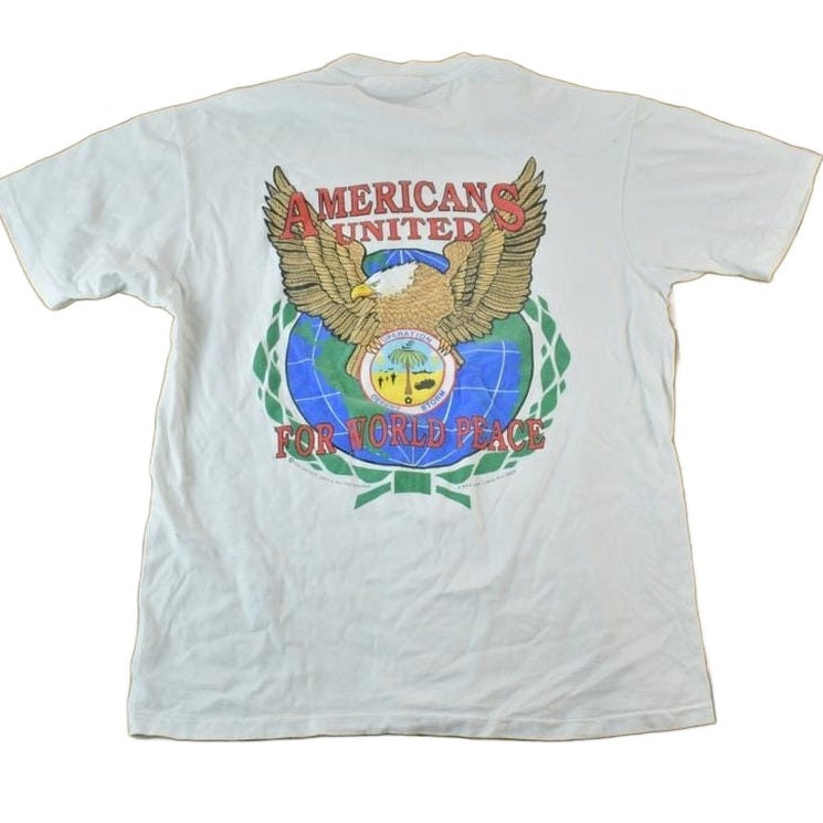 Vintage 1990s Desert Storm Souvenir Single Stitch Graphic Print T-ShirtMen's Medium from propervintagecanada