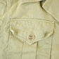 Vintage 1990s Desert Tan Canvas Button Up Military Style Shirt Men's Small from propervintagecanada