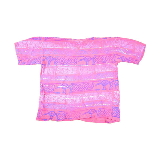 Vintage 1990s Destination LA Souvenir AOP Neon T-Shirt Men's L from propervintagecanada
