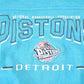 Vintage 1990s Detroit Pistons NBA Crewneck Sweatshirt Men's XL