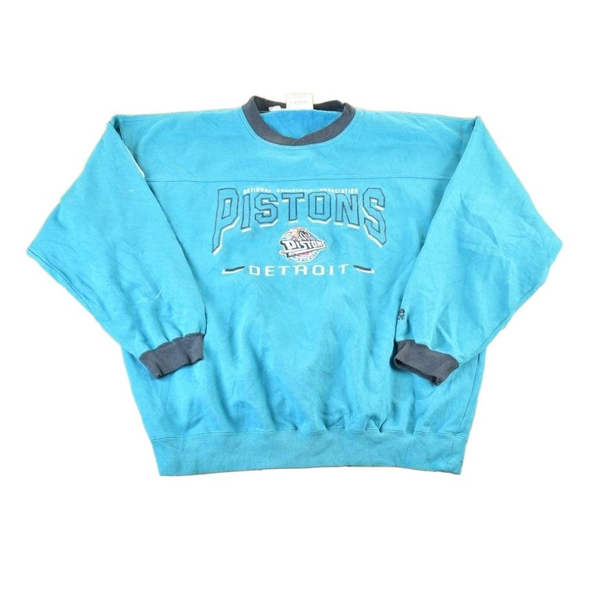 Vintage 1990s Detroit Pistons NBA Crewneck Sweatshirt Men's XL