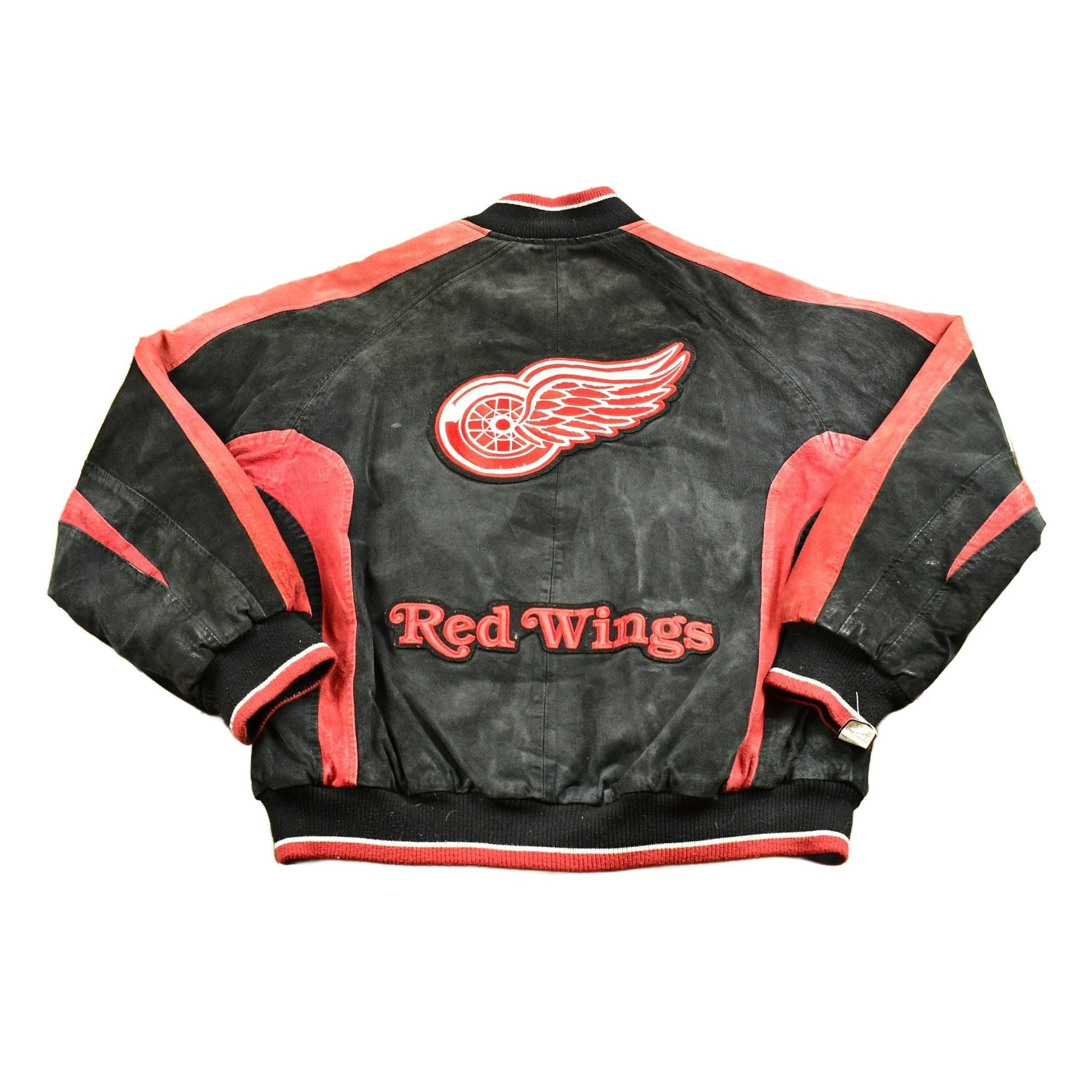 Vintage 1990s Detroit Red Wings NHL 90s Bomber Jacket Men's Large from propervintagecanada