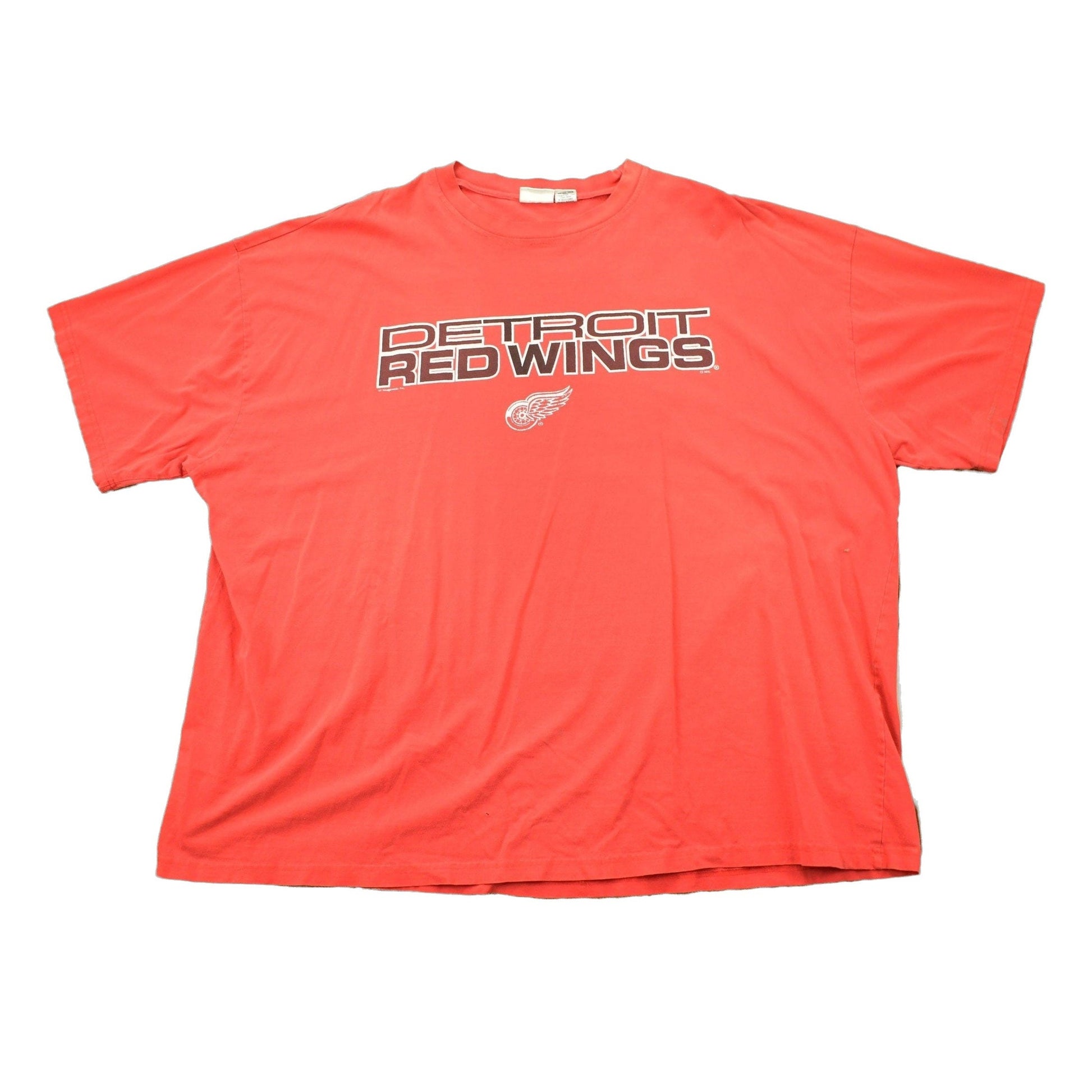 Vintage 1990s Detroit Red Wings NHL Hockey Graphic T Shirt Men's 4XL from propervintagecanada