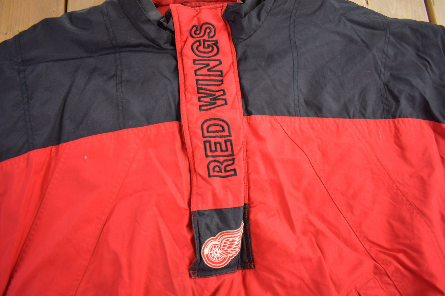 Vintage 1990s Detroit Red Wings NHL Starter Jacket Men's Large from propervintagecanada