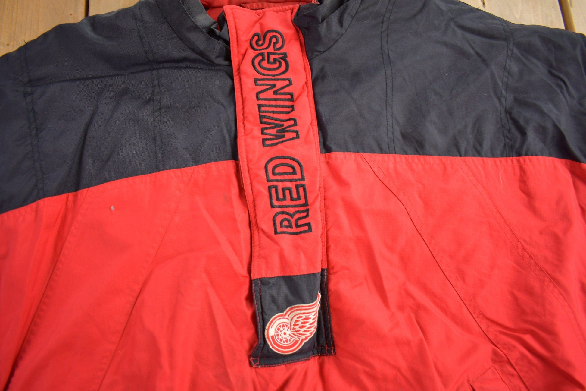 Vintage 1990s Detroit Red Wings NHL Starter Jacket Men's Large from propervintagecanada