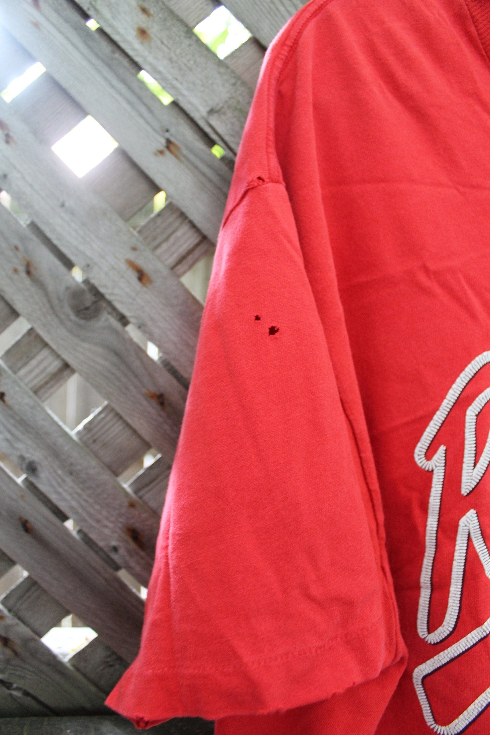 Vintage 1990s Detroit Red Wings NHL T Shirt Men's XL from propervintagecanada