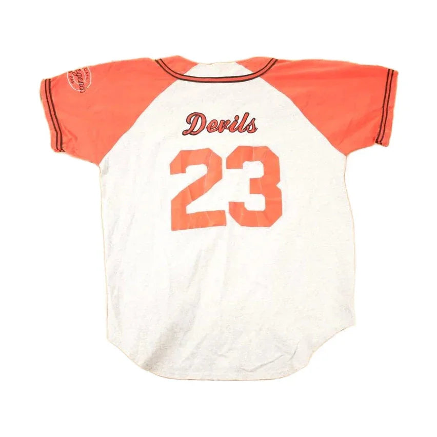 Vintage 1990s Devils Souvenir Baseball Button Up T-Shirt Men's XL from propervintagecanada