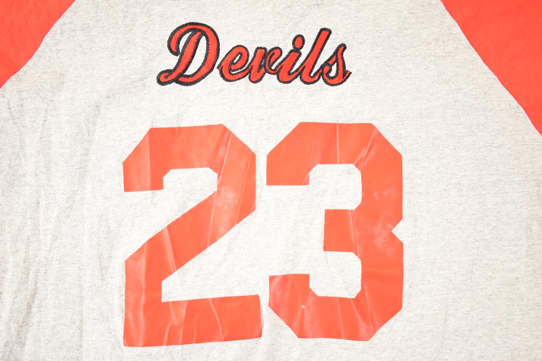 Vintage 1990s Devils Souvenir Baseball Button Up T-Shirt Men's XL from propervintagecanada