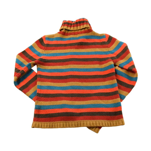 Vintage 1990s Dex Striped Knitted Turtleneck Sweater Women's XS from propervintagecanada