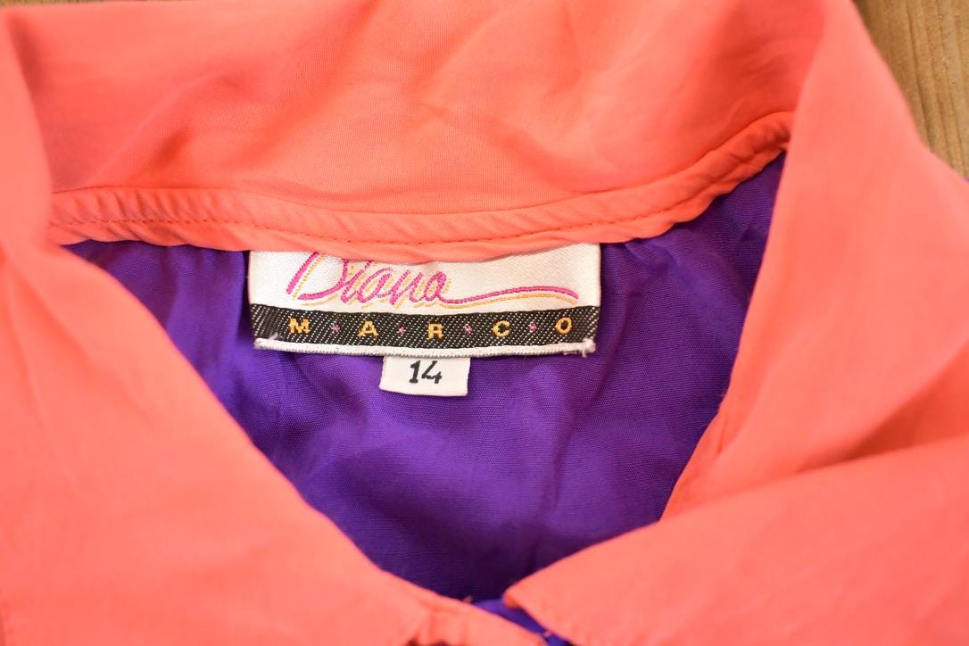 Vintage 1990s Diana Marco Button Up Shirt Women's L from propervintagecanada