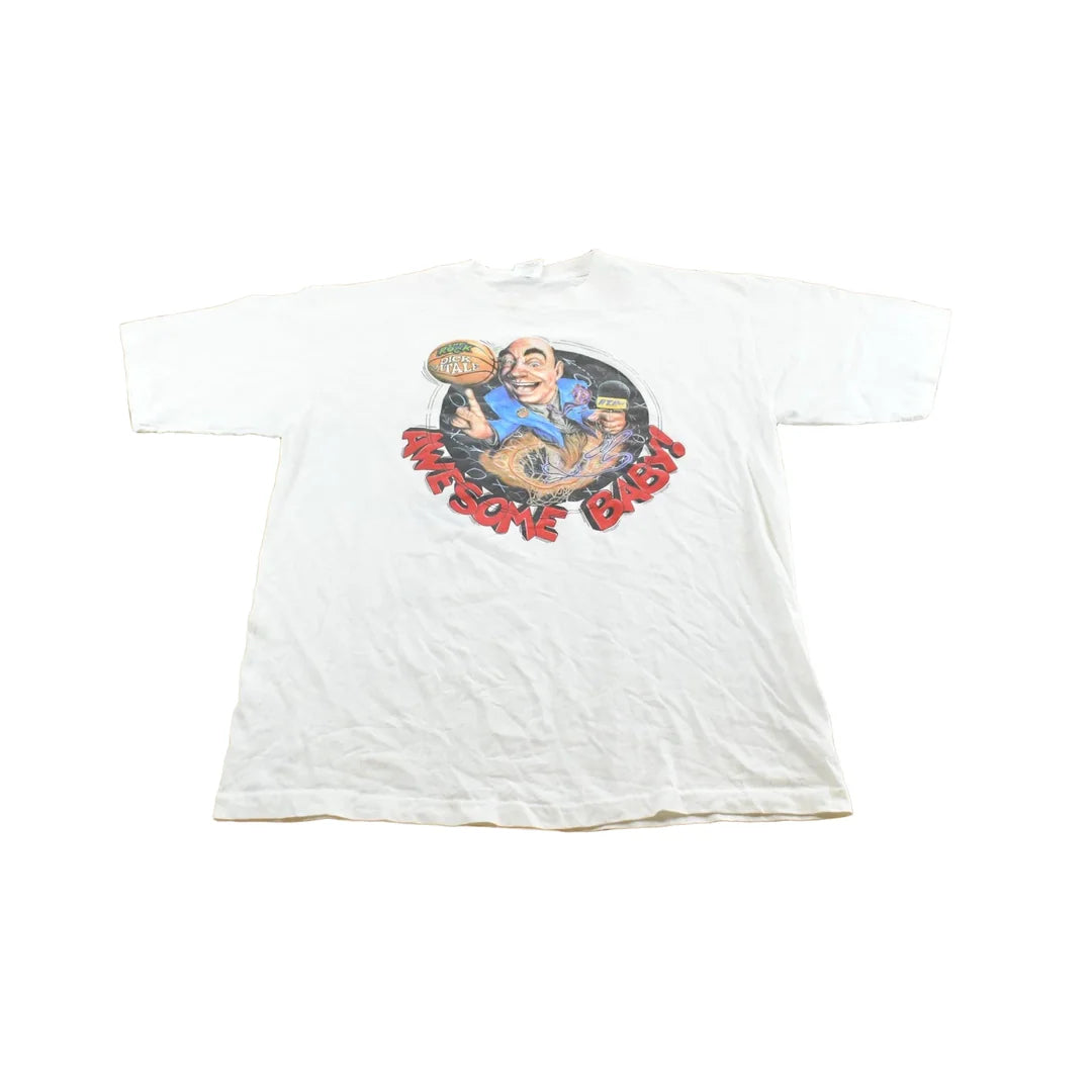 Vintage 1990s Dick Vitale The Rick College Basketball T-Shirt Men's XL from propervintagecanada