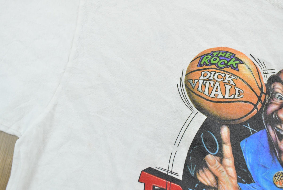 Vintage 1990s Dick Vitale The Rick College Basketball T-Shirt Men's XL from propervintagecanada