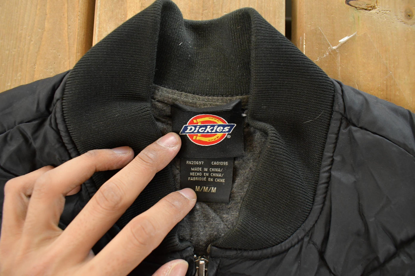 Vintage 1990s Dickies Diamond Quilt Vest Jacket Men's Medium / 90s Bubble Vest / Winter / Streetwear / Skater from propervintagecanada