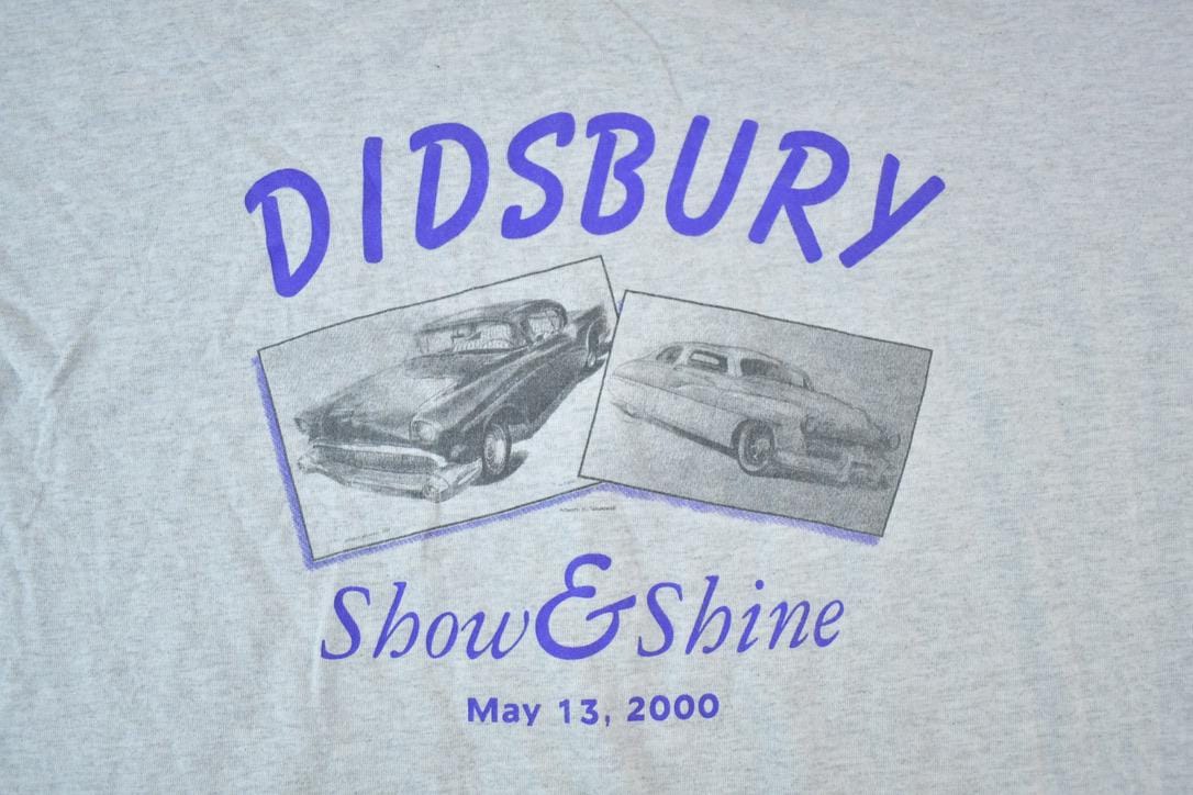 Vintage 1990s Didsbury Show And ShineSouvenir Single Stitch Graphic Print T-Shirt Men's 2XL from propervintagecanada