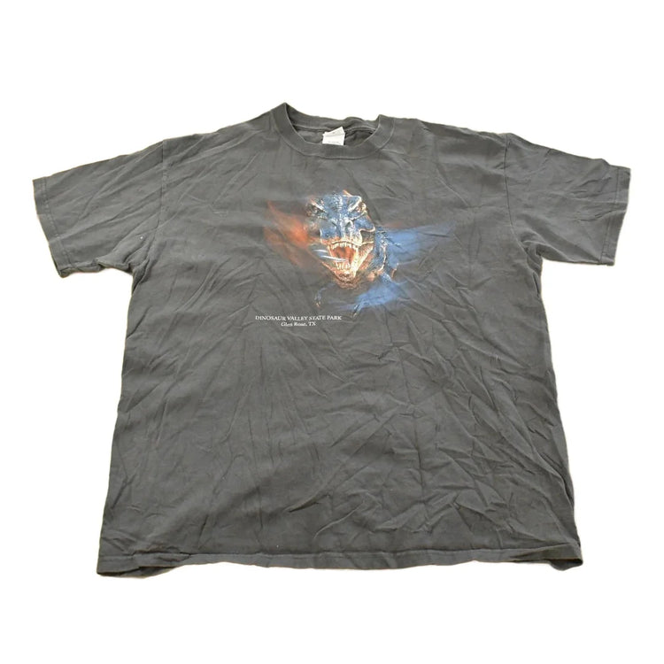 Vintage 1990s Dinosaur Valley State Park T-Shirt Men's XL from propervintagecanada