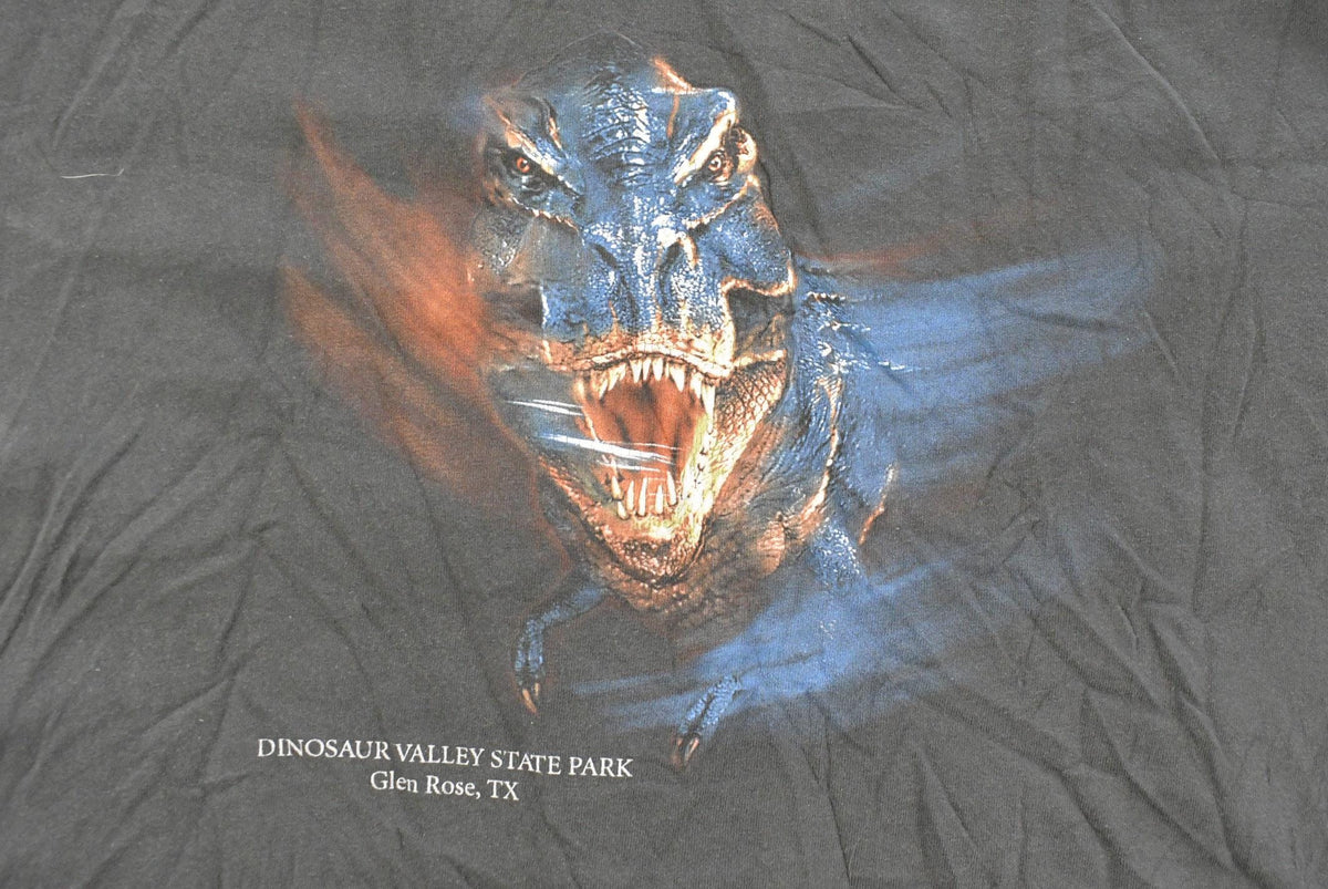Vintage 1990s Dinosaur Valley State Park T-Shirt Men's XL from propervintagecanada