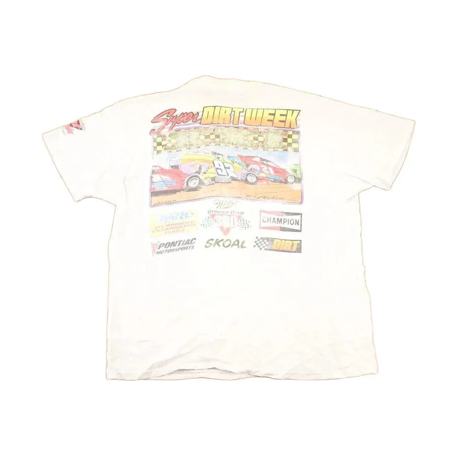 Vintage 1990s Dirt Week Souvenir Racing T-Shirt Men's L from propervintagecanada