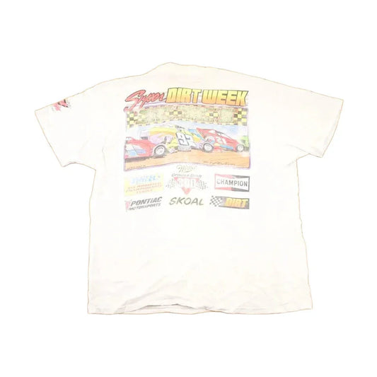 Vintage 1990s Dirt Week Souvenir Racing T-Shirt Men's L from propervintagecanada