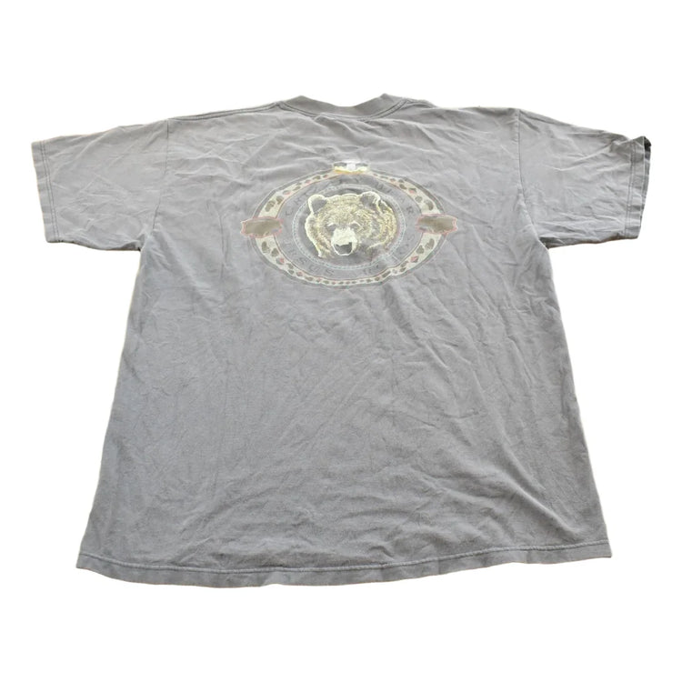 Vintage 1990s Discovery Channel Grizzly Bear T-Shirt Mens XL from propervintagecanada