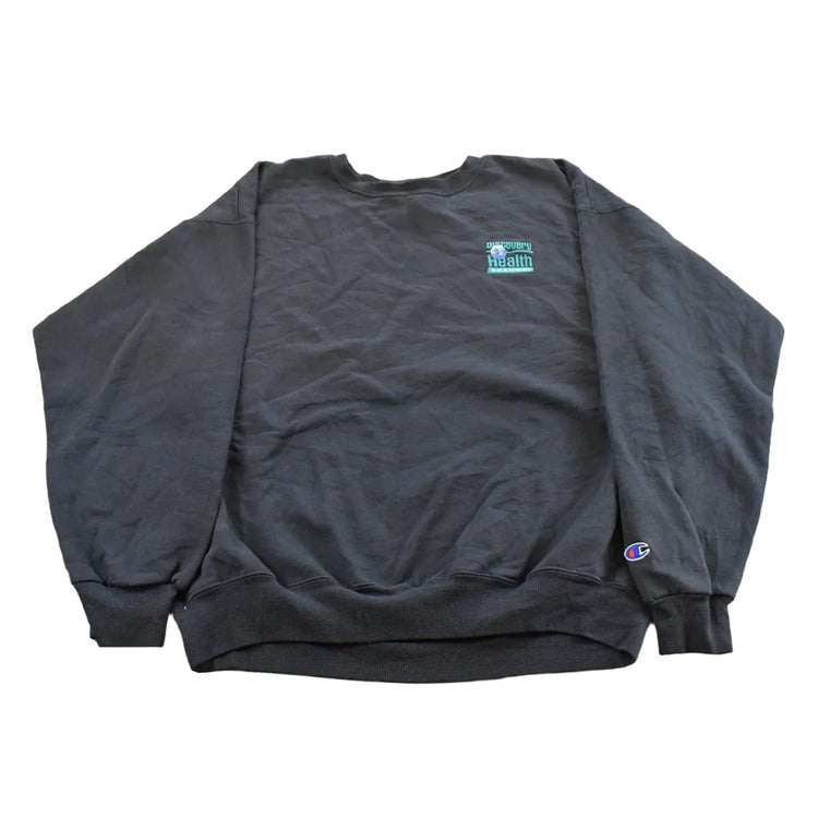 Vintage 1990s Discovery Channel Health Promo Crewneck Sweatshirt Men's Large from propervintagecanada